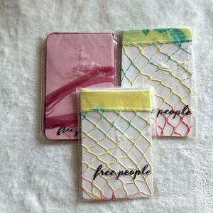 Free People Fishnet/Sheer Mesh Anklet Sock Set